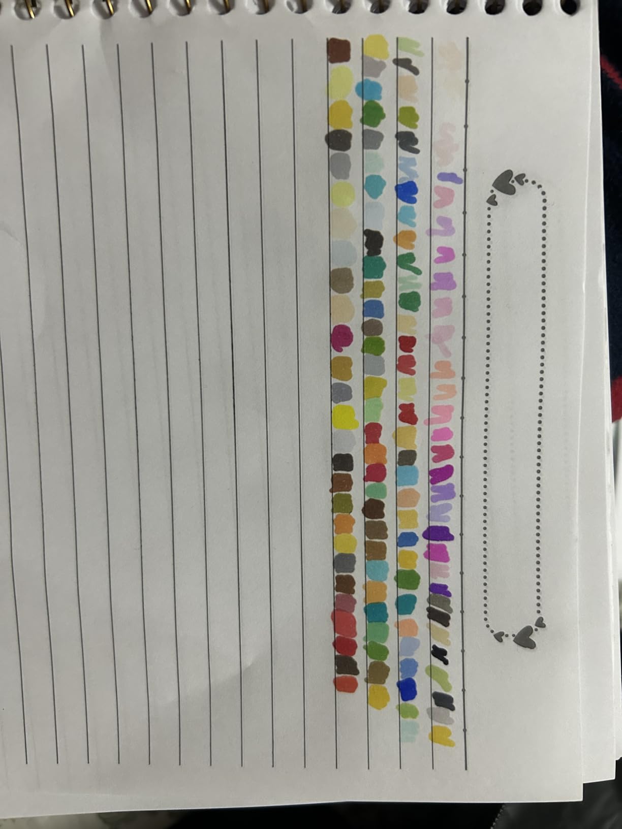 lettering com canetas