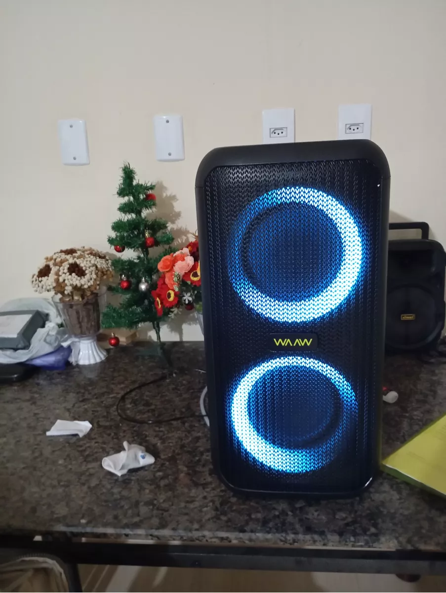 Detalhe de LEDs e painel